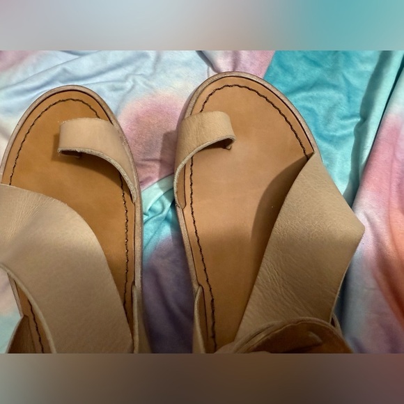 Free People Vale Leather Strappy Boot Sandals Size 7.5 - Picture 11 of 15